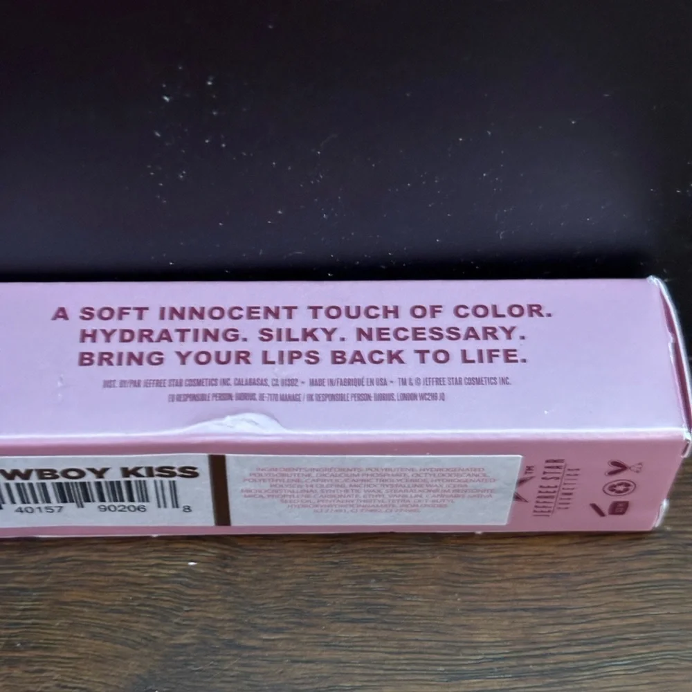 Jeffree Star Pink Logo Cosmetic Bag NIB brand new